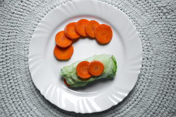  A Dish of Vegetables, Delicious and Vibrant Colors