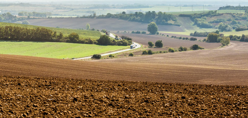 Landscape of Moravian fields