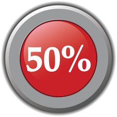 50 percent icon