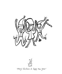 크리스마스 / 손으로 그린 성탄절 포스터