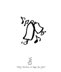 크리스마스 / 손으로 그린 성탄절 포스터