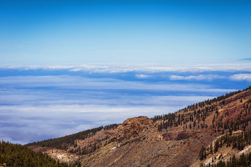 Beautiful landscape of  Teide national park, Tenerife, Canary island, Spain