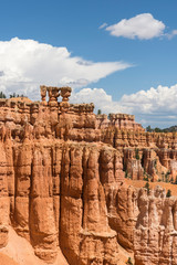 landscape on the bryce canyon in the united states of america