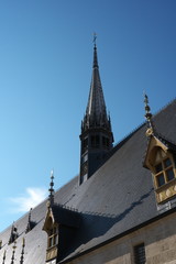 Beaune,France-October 15, 2018:  Hospices de Beaune or Hotel-Dieu in Beaune, France