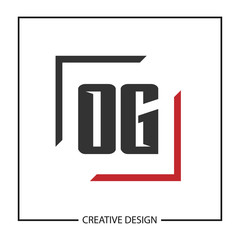 Initial Letter OG Logo Template Design Vector Illustration