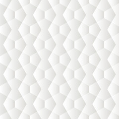 White seamless geometric texture. Stylish pattern and tile for your design. Geometric background.