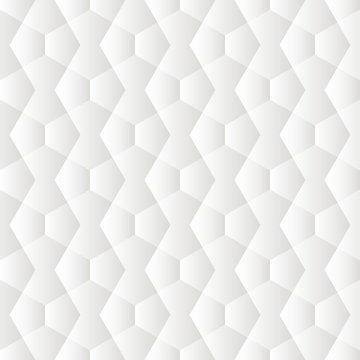 White seamless geometric texture. Stylish pattern and tile for your design. Geometric background.