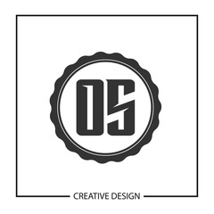 Initial Letter OS Logo Template Design Vector Illustration