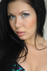 Portrait of young woman