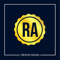 Initial Letter RA Logo Template Design Vector Illustration
