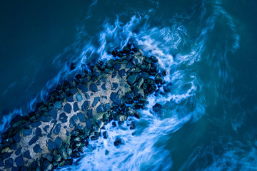 Aerial of Belmar New Jersey 