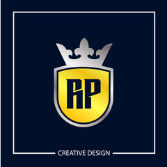 Initial Letter RP Logo Template Design Vector Illustration