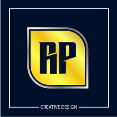 Initial Letter RP Logo Template Design Vector Illustration