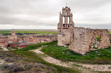 Church in ruins in Mota del Marques