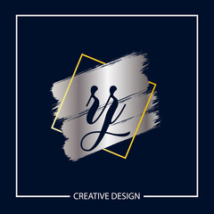 Initial Letter RZ Logo Template Design Vector Illustration