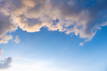 blue sky background with clouds