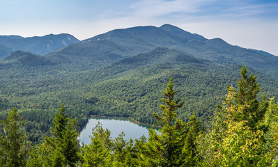 View at Heart Lake and Algonquin Mountain