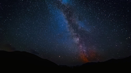 milky way  foothills Calgary