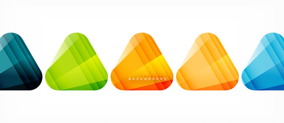 Geometric abstract background, triangles