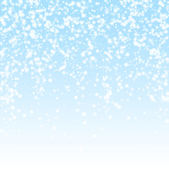 Beautiful falling snow Christmas background. Subtl