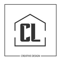 Initial Letter CL Logo Template Design Vector Illustration