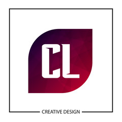 Initial Letter CL Logo Template Design Vector Illustration