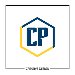 Initial Letter CP Logo Template Design Vector Illustration