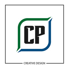 Initial Letter CP Logo Template Design Vector Illustration