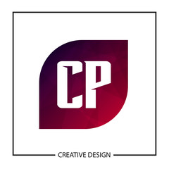 Initial Letter CP Logo Template Design Vector Illustration