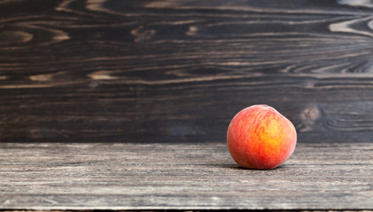 one ripe peach