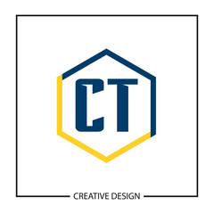 Initial Letter CT Logo Template Design Vector Illustration
