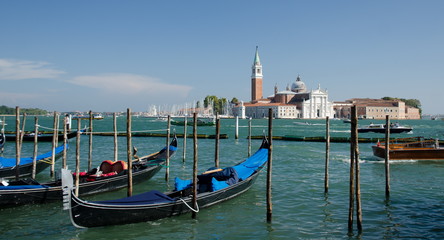 Watching Church,  of Giorgio Maggiore on a sunny day