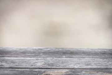 Wood table floor with natural pattern texture. Empty template  wood board can be used as background.