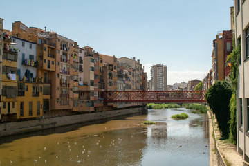 Aufnahmen von Girona in Katalonien Spanien