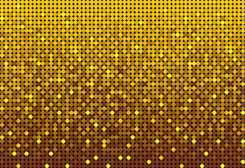 Obraz premium The Banner Gold Sequins, Glitter, Sparkle, Back.