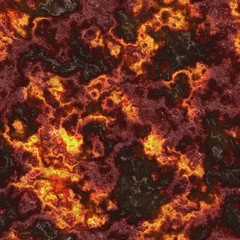 Fantasy planet terrain seamless texture or background illustration © max79im