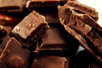 Chocolate bar texture as backgrund