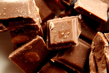 Chocolate bar texture as backgrund