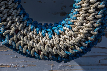 Ropes on the ship