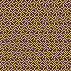 Seamless background for your designs. Modern ornament. Geometric abstract golden pattern