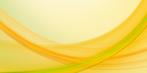 Abstract fractal background in yellow-green color