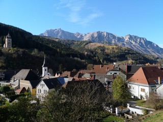 Fototapeta na wymiar Eisenerz in der Steiermark, Österreich