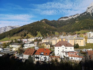Fototapeta na wymiar Eisenerz in der Steiermark, Österreich