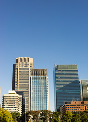 Fototapeta premium city view of Marunouchi Tokyo