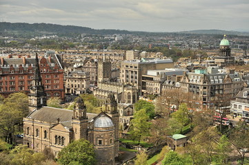 Naklejka premium Scottish capital - Edinburgh.