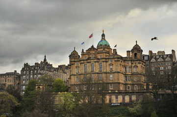 Fototapeta na wymiar Scottish capital - Edinburgh.