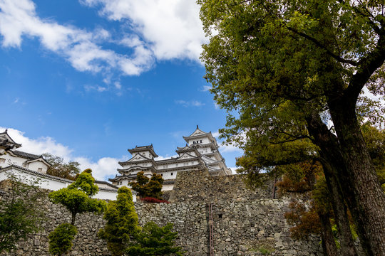 Himeji Castle, a national treasure and a  world heritage site
