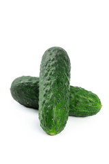 cucumber isolated on white background