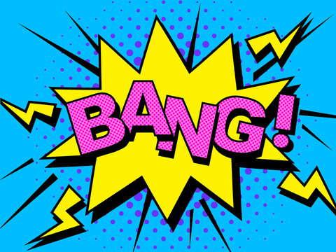 Comics Bang Comic Vector cartoon illustration explosions