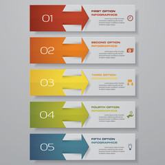 Design clean number banners template/graphic or website layout. Vector.	